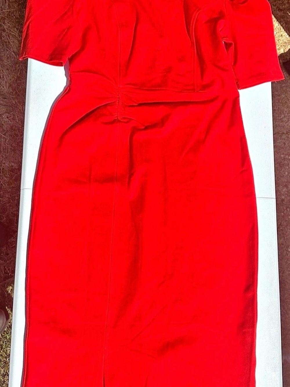CHICME Red Maxi Dress Size XL Like New